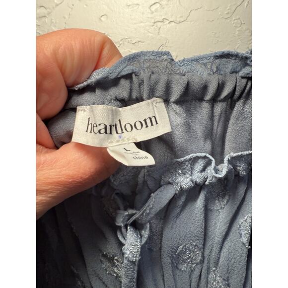 Heartloom Polka Dots‎ Edina Midi Dress Ruffle Hem Womens Large Milkmaid Country - Picture 6 of 9